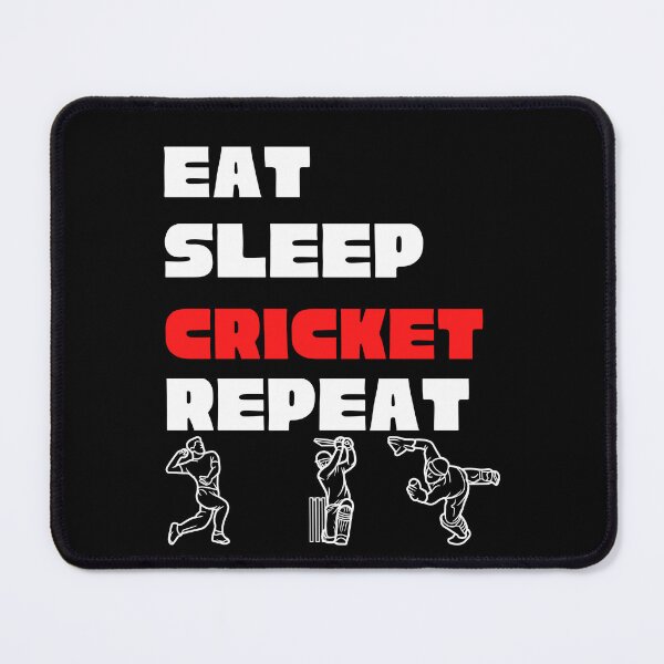 Item preview,  EAT SLEEP CRICKET REPEAT designed and sold by Affyboss6.