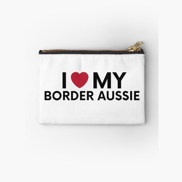 Item preview, i love my border aussie dog, border collie australian shepherd mix designed and sold by EChendesign.