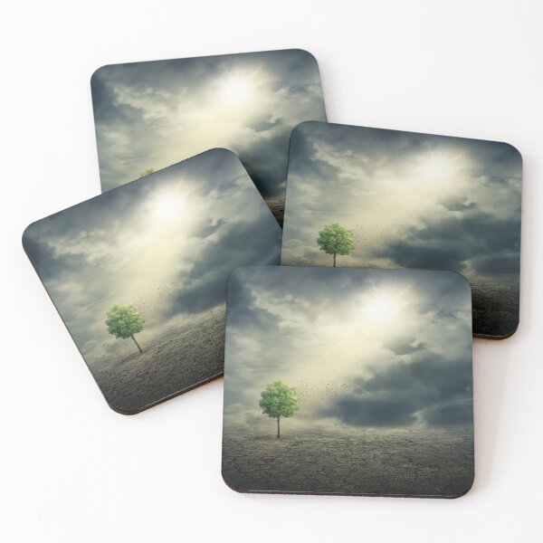 Item preview, a lone green tree designed and sold by psychoshadow.