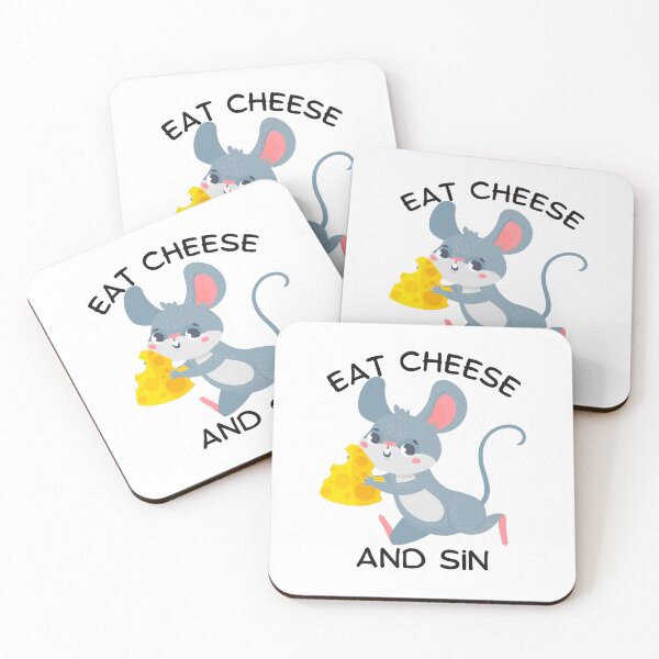 Item preview, Eat Cheese And Sin designed and sold by ataraxiastore.