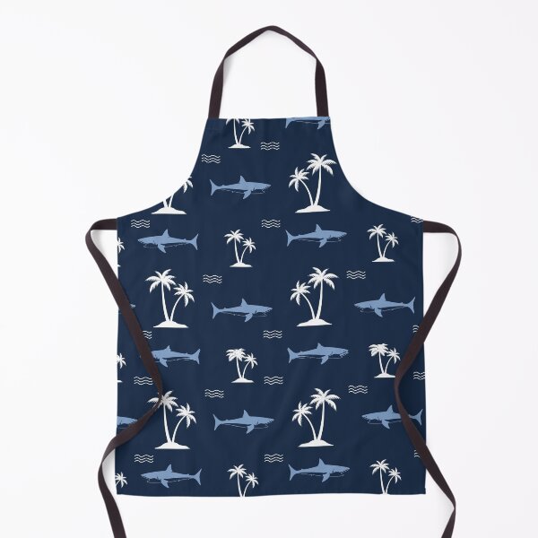 Item preview, Cute Seamless Shark And Palm Tree Pattern Gift For Marine Lover designed and sold by anes18.