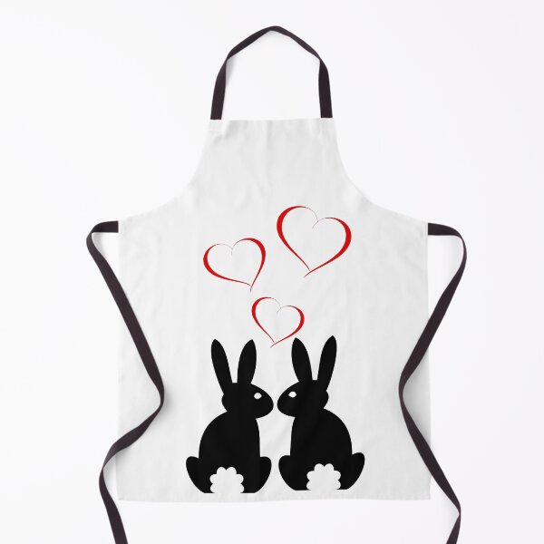 Item preview, Heart Rabbit Bunny Ladies Red Hearts designed and sold by DerNerd.