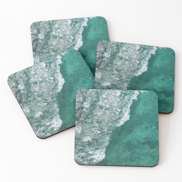 Item preview, Unreal Emerald Turquoise Waves  designed and sold by ClarissaFlora.