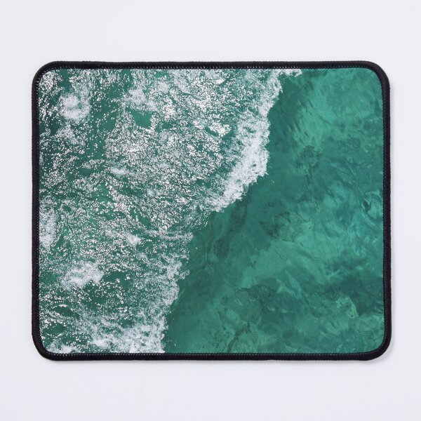 Item preview, Unreal Emerald Turquoise Waves designed and sold by ClarissaFlora.