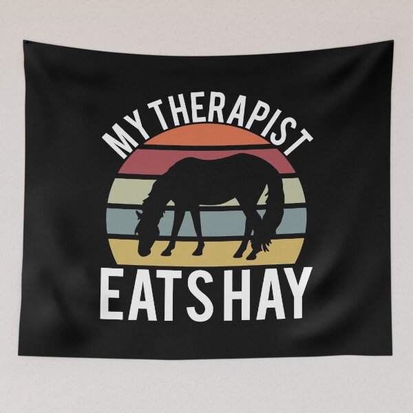 Item preview, My therapist eats hay designed and sold by pnkpopcorn.