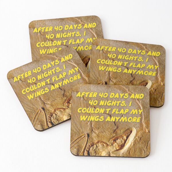 Item preview, ANIMALS #51 Archaeopteryx Flying Dinosaur - Funny Quote designed and sold by DEL-Productions.