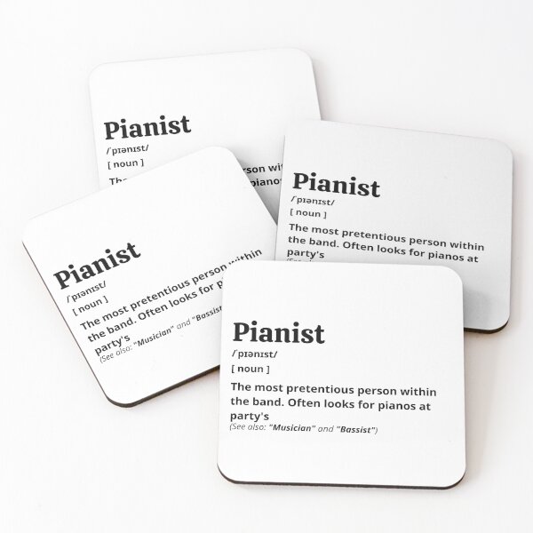 Artikelvorschau, Pianist-Definition entworfen und verkauft von Creatoe.