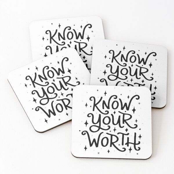 Item preview, Know Your Worth (White Cloud) designed and sold by mildlyeclectic.