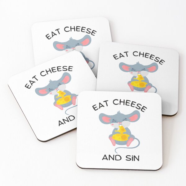 Item preview, Eat Cheese And Sin designed and sold by ataraxiastore.
