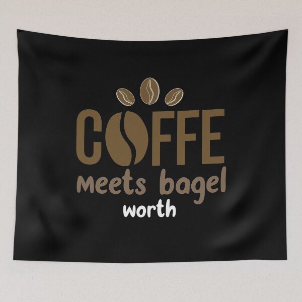 Item preview, Coffe meets bagel worth designed and sold by YassJmShop.