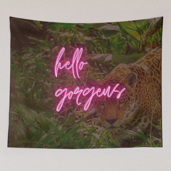 Item preview, Hello Gorgeous Neon Sign designed and sold by Schka.
