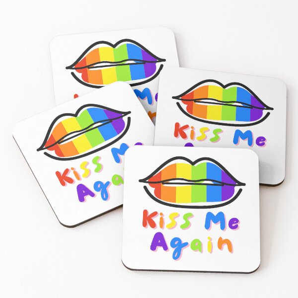 Artikelvorschau, Küss mich noch einmal, Pride Lips entworfen und verkauft von two7designs.