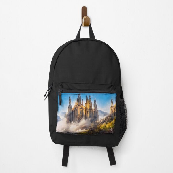 Item preview, Mountaintop Gothic Revival Architectural Style Church in Spain designed and sold by fizzribbit.