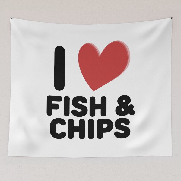 Artikelvorschau, Ich liebe Fisch und Chips entworfen und verkauft von I-Heart-Designs ❤❤❤❤❤.