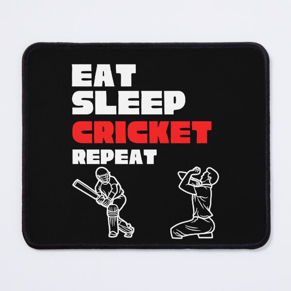 Item preview,  EAT SLEEP CRICKET REPEAT designed and sold by Affyboss6.