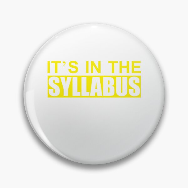 Item preview, Funny Professor | Tenured Professor | It's In The Syllabus designed and sold by campingforge.