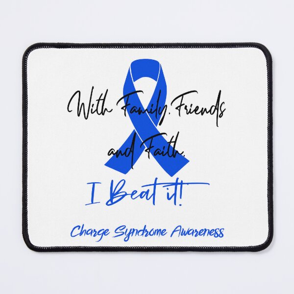 Item preview, Charge Syndrome Warrior - With Family, Friends, and Faith - I BEAT IT! designed and sold by Robbsyn.
