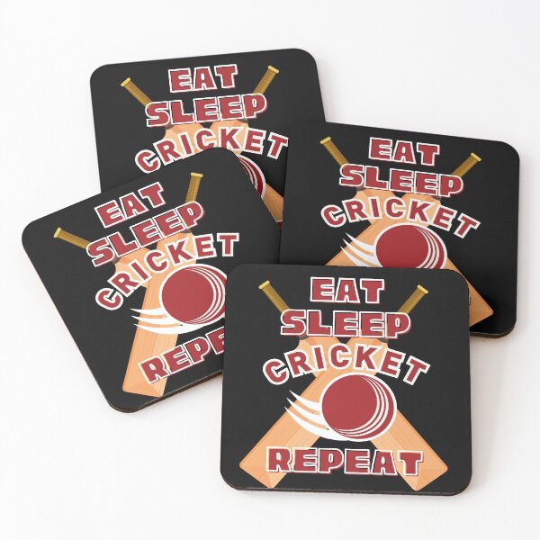 Item preview,  EAT SLEEP CRICKET REPEAT designed and sold by Affyboss6.