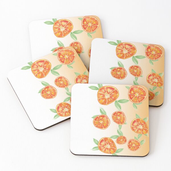 Item preview, Le Arance Bright Vibrant Oranges And Green Leaves designed and sold by CasaDiLavanda.