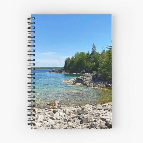 Item preview, Rocky Coastline Lake View designed and sold by ClarissaFlora.