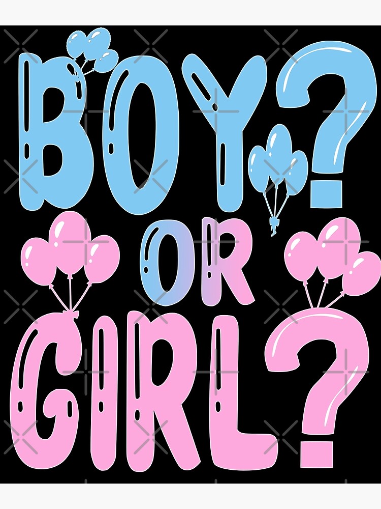 Pregnancy Gender Reveal Boy or Girl New Parents Party Greeting Card for  Sale by STaYLi Smith (Abdelaziz Slimane)
