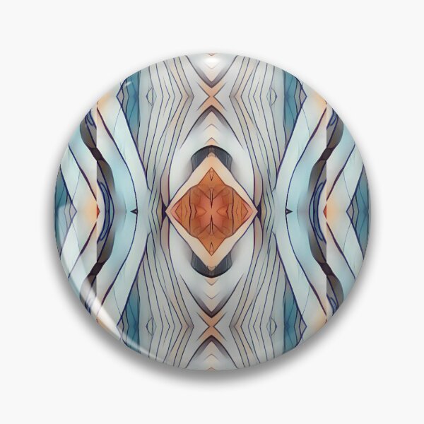Item preview, Abstract XII Pattern with Blue, Rust, Greens Watercolor Design designed and sold by tranquilbeach.