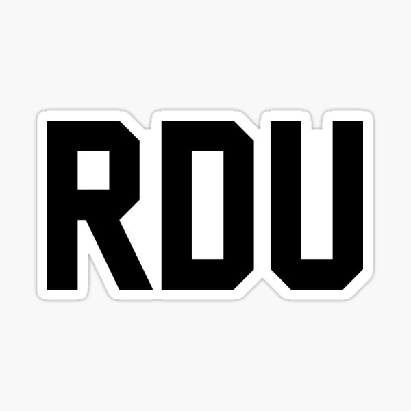 RDU Sticker