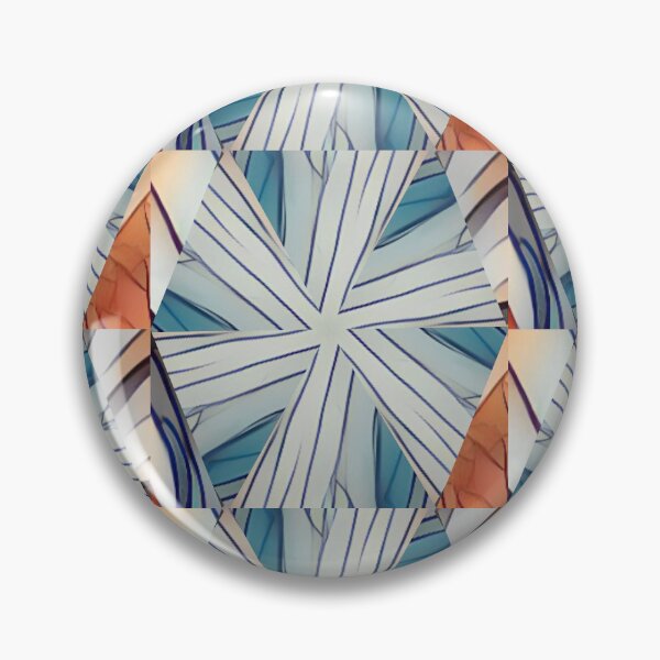 Item preview, Abstract XIV Pattern with Blue, Rust, Greens Watercolor Design designed and sold by tranquilbeach.