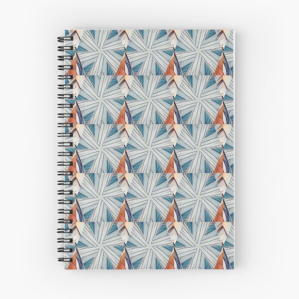 Item preview, Abstract XIV Pattern with Blue, Rust, Greens Watercolor Design designed and sold by tranquilbeach.