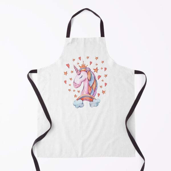 Item preview, Watercolor hand painted cute unicorn digital painting, repeat pattern designed and sold by tiana-geo.