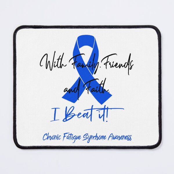 Item preview, Chronic Fatigue Syndrome Warrior - With Family, Friends, and Faith - I BEAT IT! designed and sold by Robbsyn.