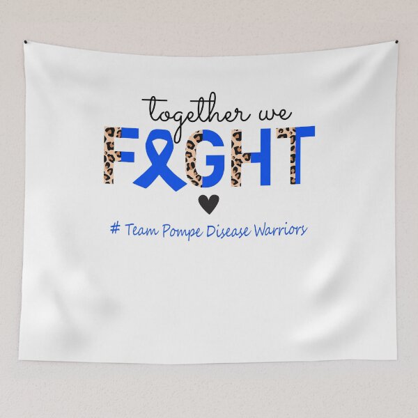 Item preview, Pompe Disease Awareness Together We Fight Team Pompe Disease Warriors designed and sold by whlrcheryl.