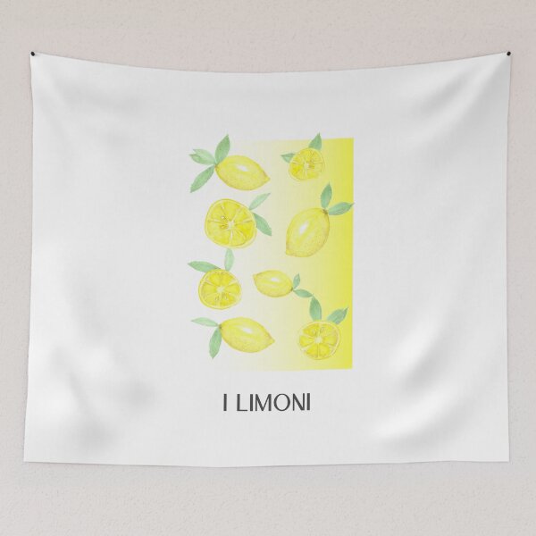 Item preview, I Limoni  Bright Vibrant Lemons And Green Leaves designed and sold by CasaDiLavanda.