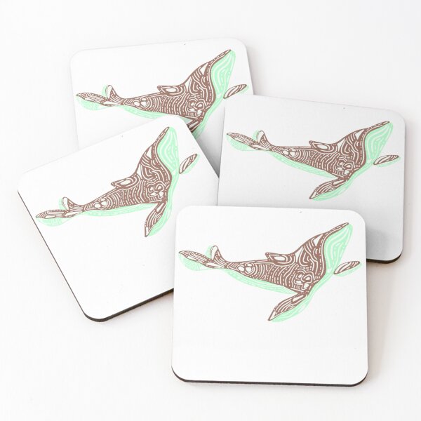Item preview, Abstract Decorated Whale Design designed and sold by antevasinart.