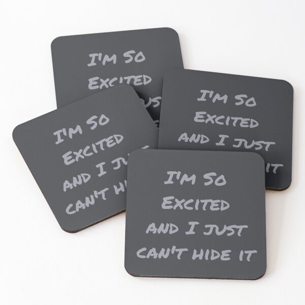 Item preview, I'M SO EXCITED!!! designed and sold by Swooncake Press.