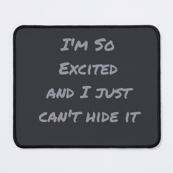 Item preview, I'M SO EXCITED!!! designed and sold by Swooncake Press.