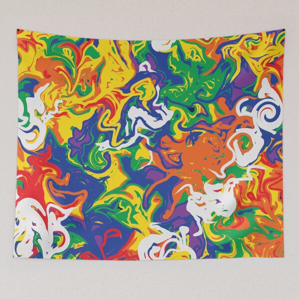 Item preview, Fluid Art, Pouring art design, spring colors, Abstract, liquid art designed and sold by Thilaniz.