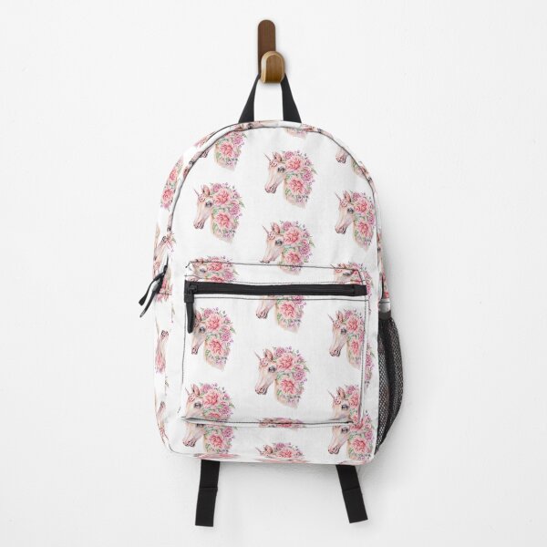 Item preview, Watercolor hand painted cute floral unicorn digital painting, repeat pattern designed and sold by tiana-geo.