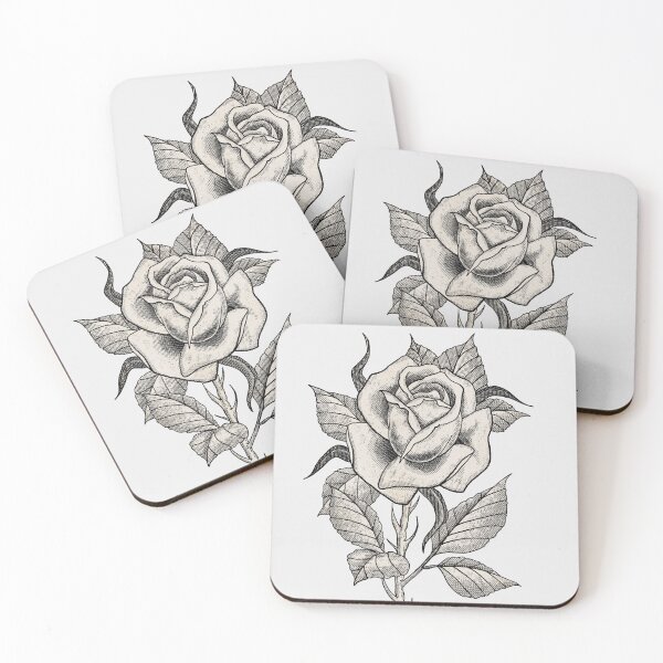 Item preview, Botanical rose illustration  designed and sold by Elixerdesign.