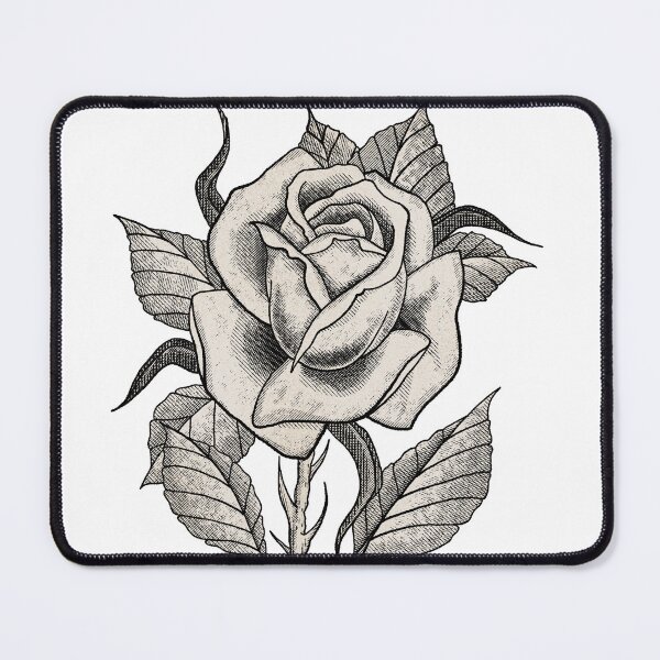 Item preview, Botanical rose illustration designed and sold by Elixerdesign.