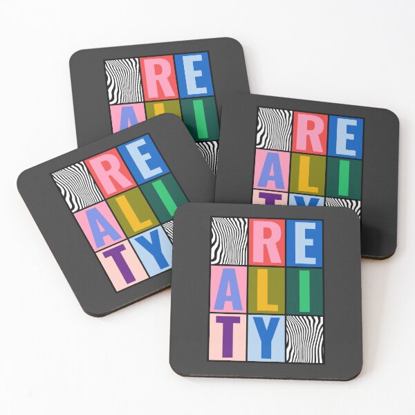 Item preview, Reality check Design each letter in bold colors designed and sold by HDpod.
