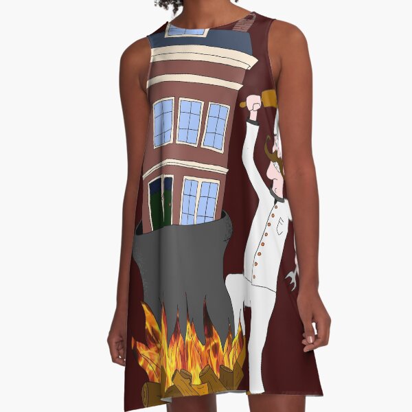 warm house dress
