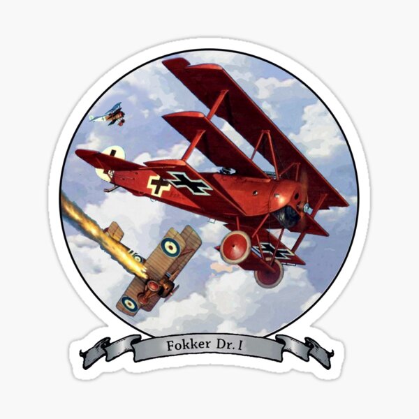 Vista previa del artículo con la obra «Caza triplano Fokker Dr1», diseñado y vendido por MichaelEpp.