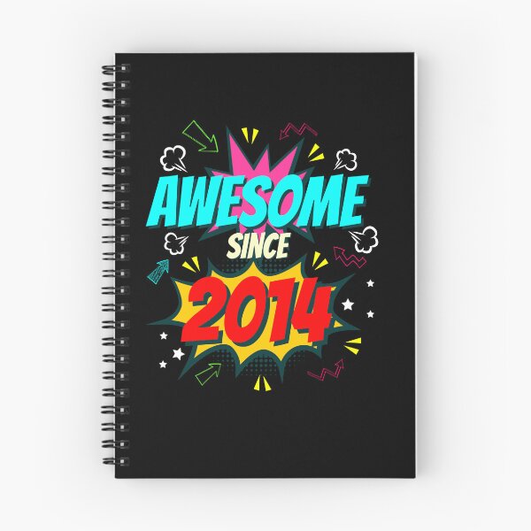 Item preview, Awesome Since 2014 Comic Style 8th Birthday designed and sold by Ibu83.