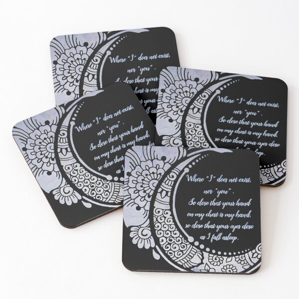 Item preview, Neruda love quote calligraphy art designed and sold by Melissa Renee.