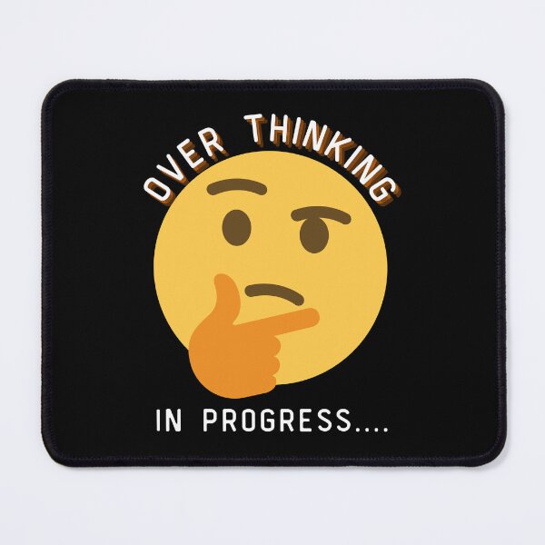 Item preview, Overthinking In Progress Emoji designed and sold by two7designs.