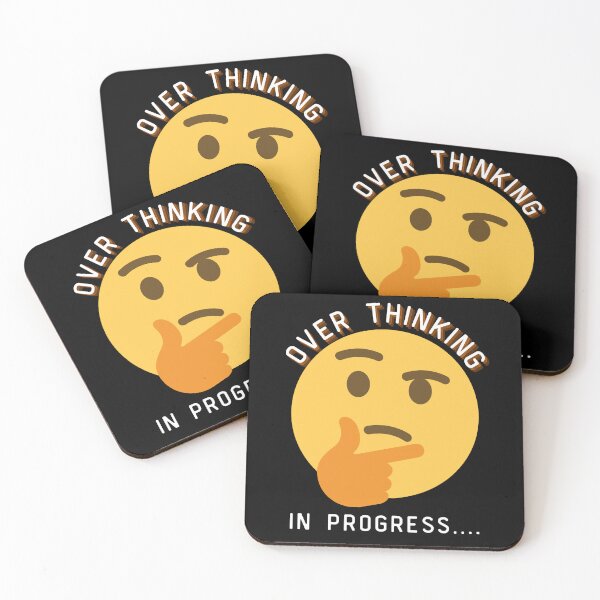 Item preview, Overthinking In Progress Emoji designed and sold by two7designs.