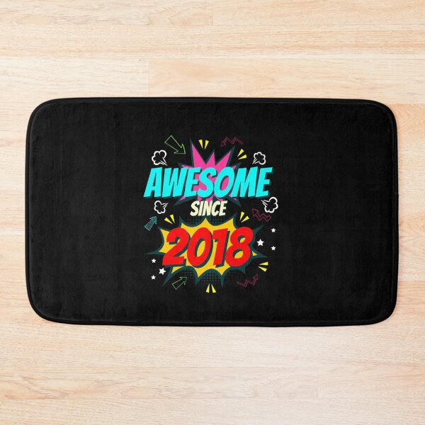 Item preview, Awesome Since 2018 Comic Style 4th Birthday designed and sold by Ibu83.