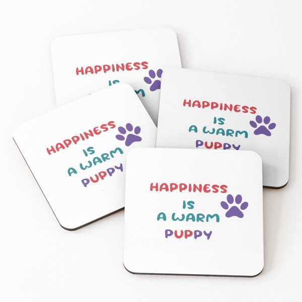 Item preview, happiness is a warm puppy designed and sold by DOOSKY M.