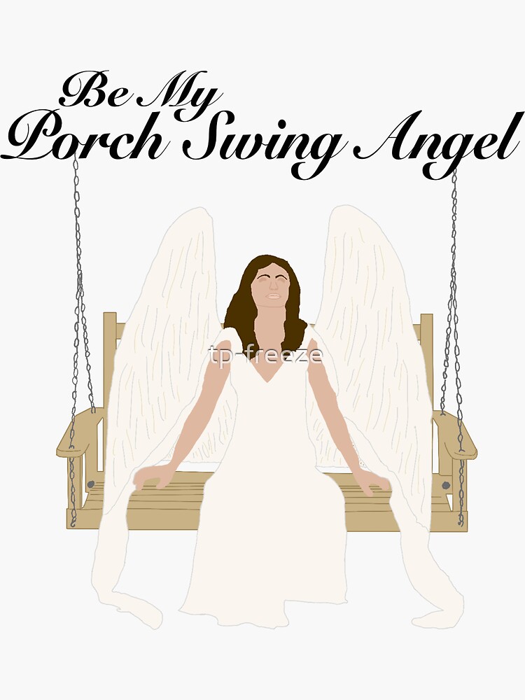 "Muscadine Bloodline “Porch Swing Angel”" Sticker for Sale by tpfreeze
